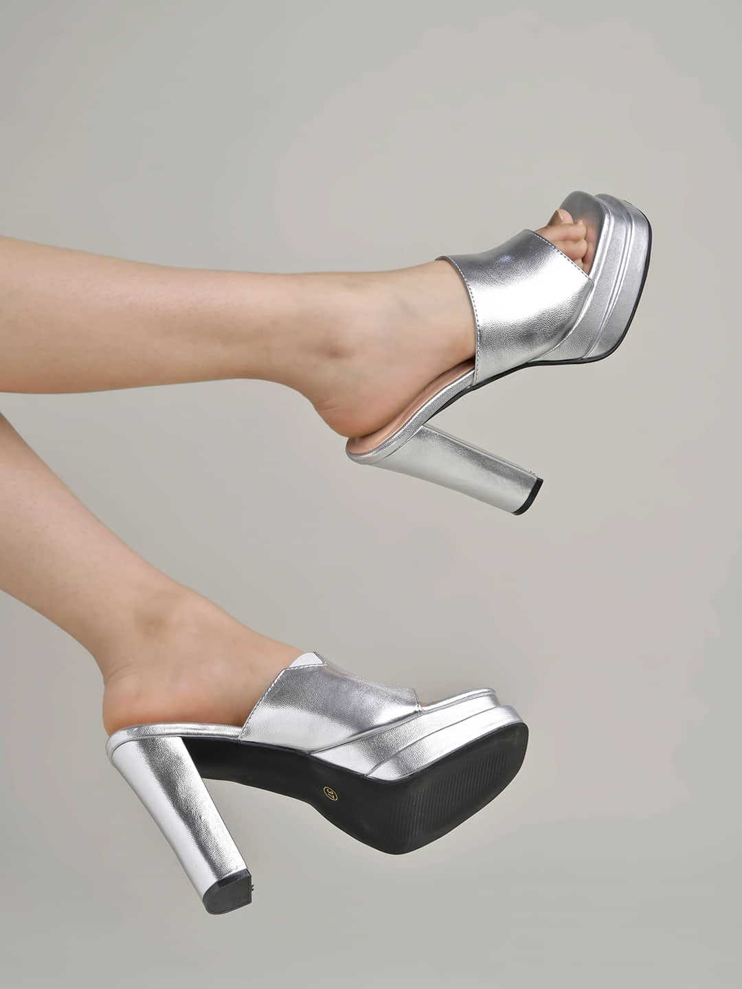 Stylestry Cream Women's Sandal Heels - Heels | Buy online on ZillyBuy