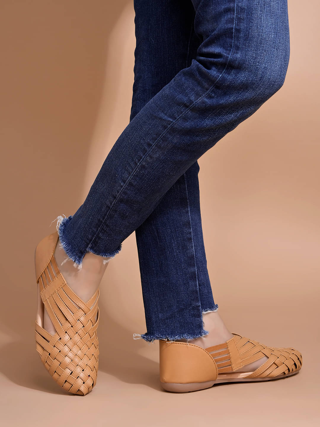 Stylestry Tan Women's Casual Ballerinas Stylestry Tan Women's Casual Ballerinas