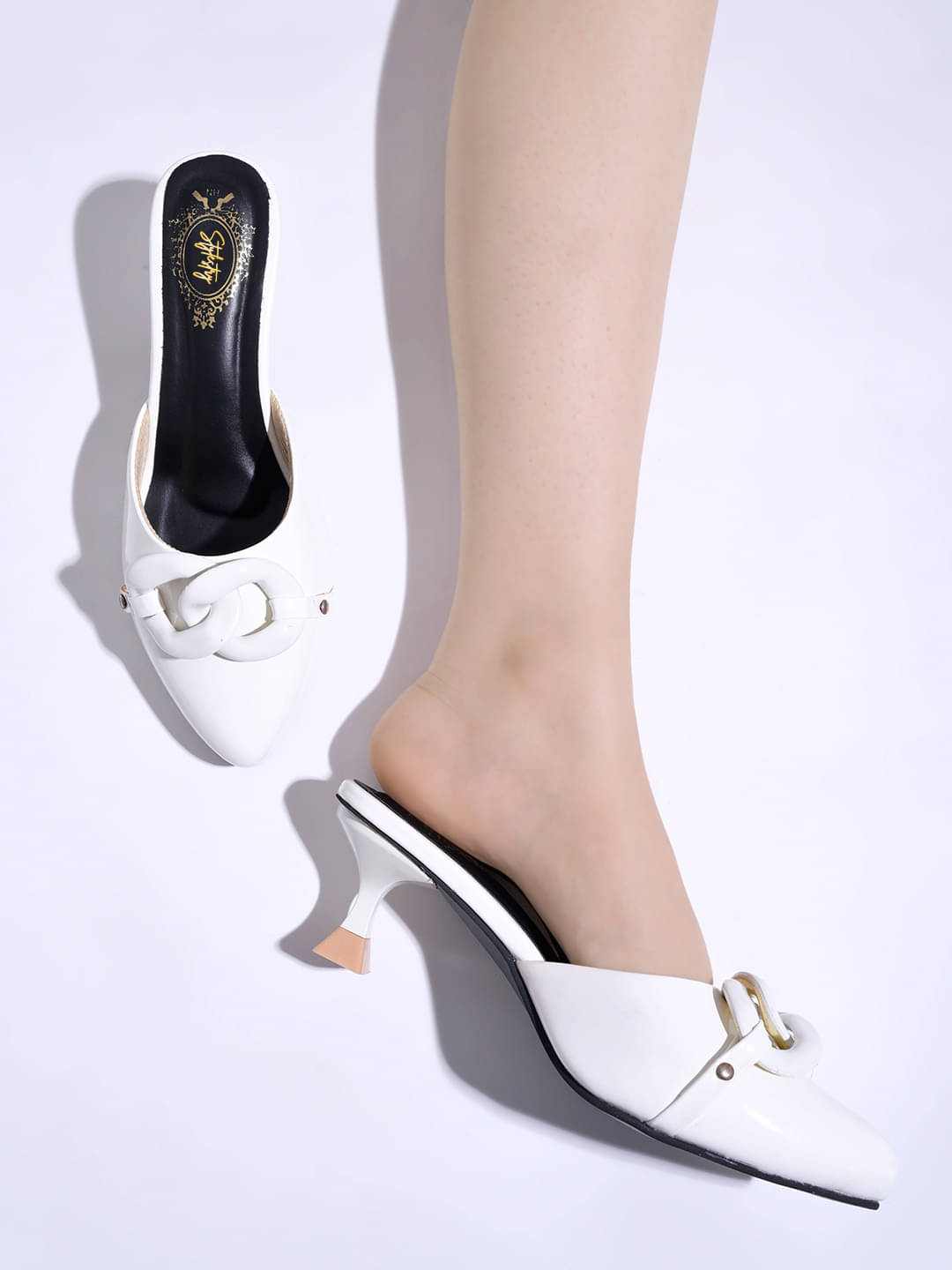 Stylestry White Women's Pumps Heels Stylestry White Women's Pumps Heels