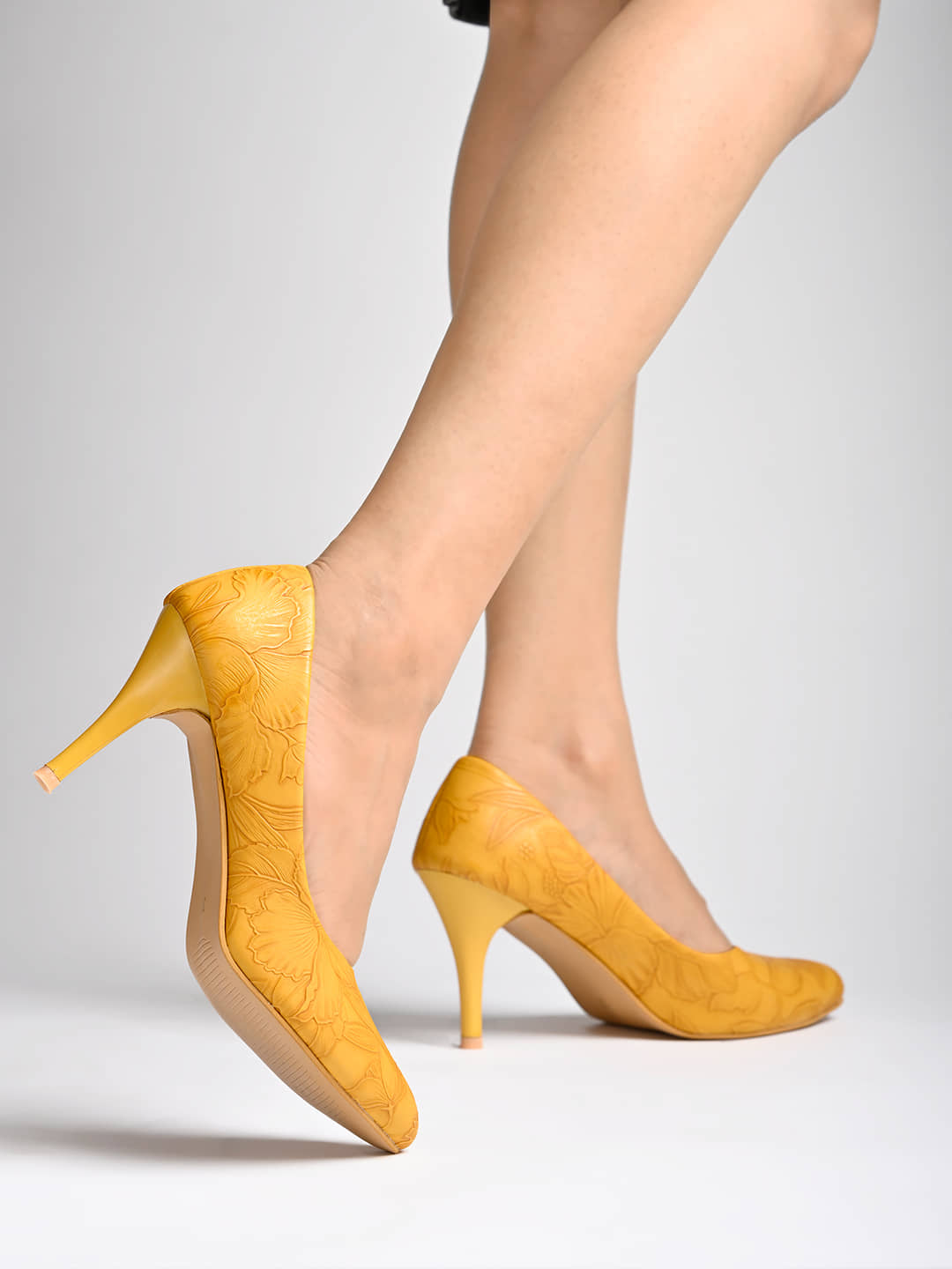 Stylestry Cream Women's Pumps Heels - Heels | Buy online on ZillyBuy