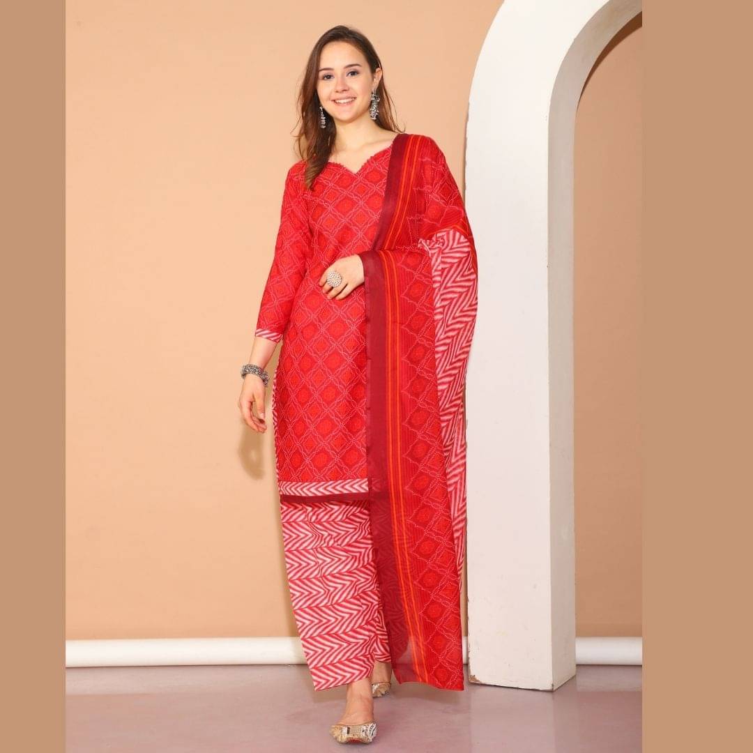 wonder weave Women Cotton Blend Printed Straight Kurti With Patiala Salwar ( Maroon ) wonder weave Women Cotton Blend Printed Straight Kurti With Patiala Salwar ( Maroon )
