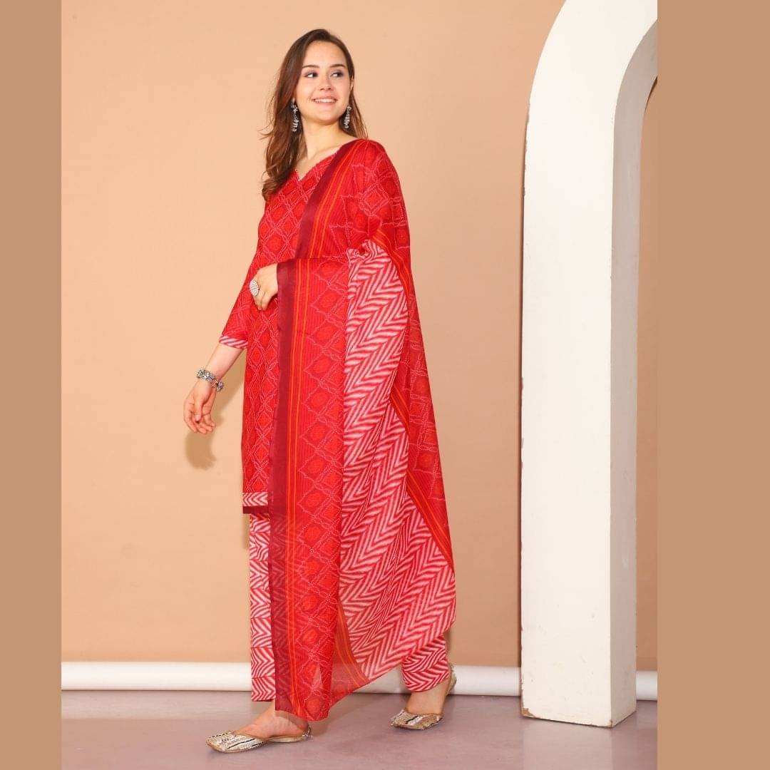 wonder weave Women Cotton Blend Printed Straight Kurti With Patiala Salwar ( Maroon ) wonder weave Women Cotton Blend Printed Straight Kurti With Patiala Salwar ( Maroon )