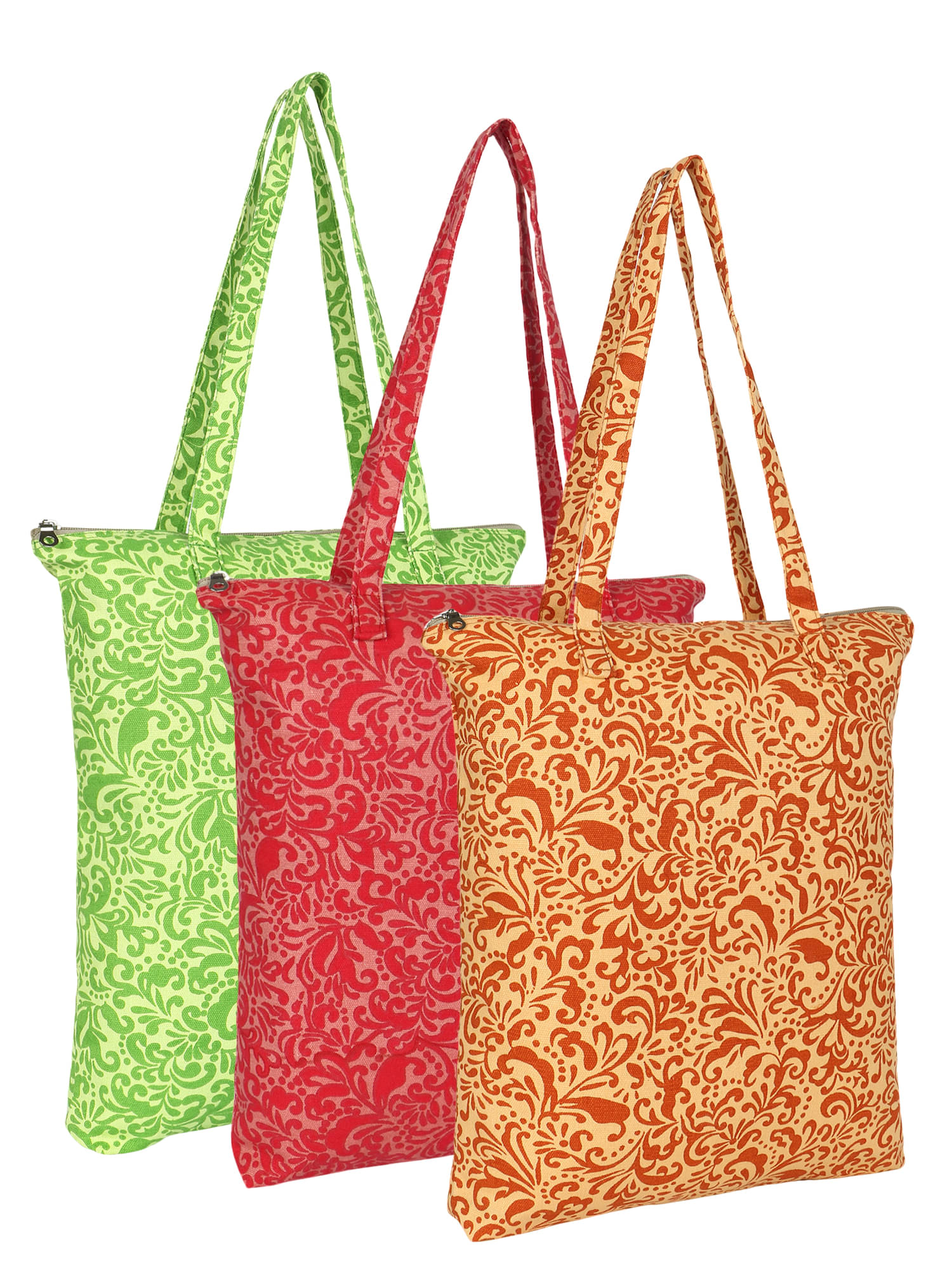     			Anekaant Green Cotton Shoulder Bag