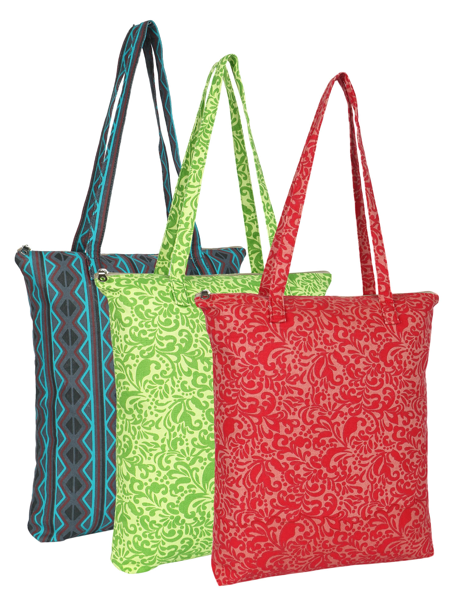     			Anekaant Shoulder Bag Cotton Set of 3 ( Multicolor )