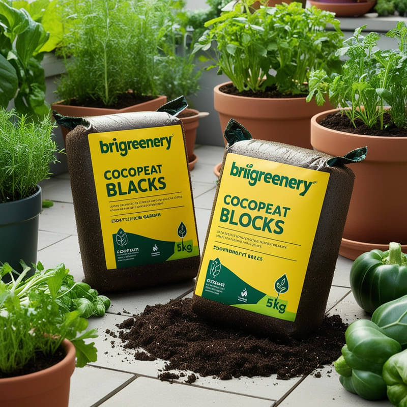 BriGreenery Bricks Cake ( 5 ) For Germination pots BriGreenery Bricks Cake ( 5 ) For Germination pots