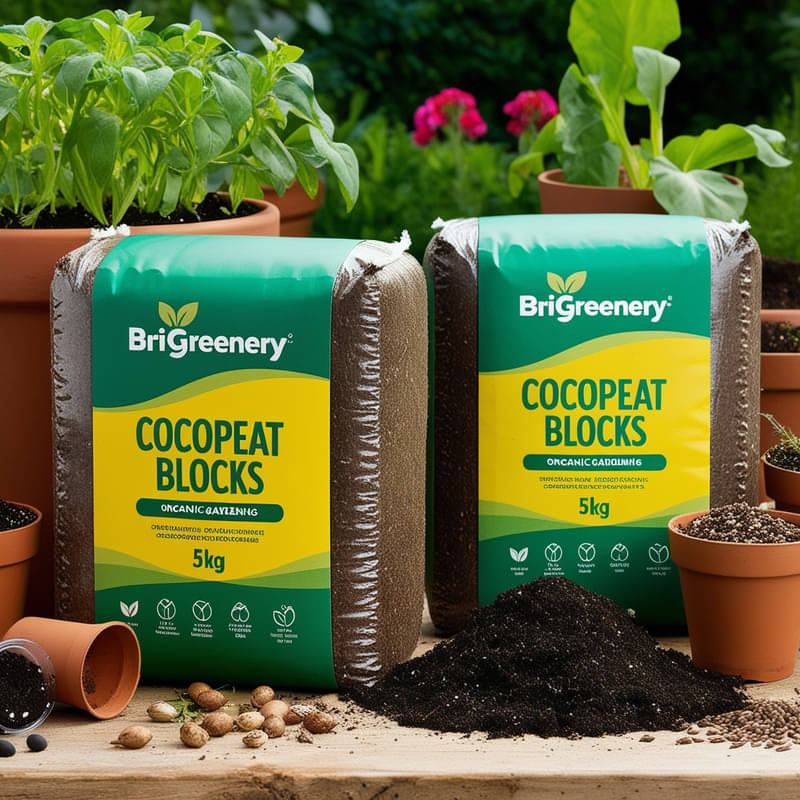 BriGreenery Bricks Cake ( 5 ) For Germination pots BriGreenery Bricks Cake ( 5 ) For Germination pots