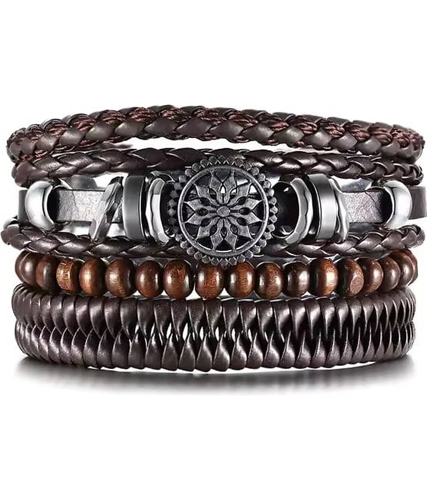 FASHION FRILL Black Bracelet ( Pack of 4 ) - Bangles & Bracelets | Buy online on ZillyBuy