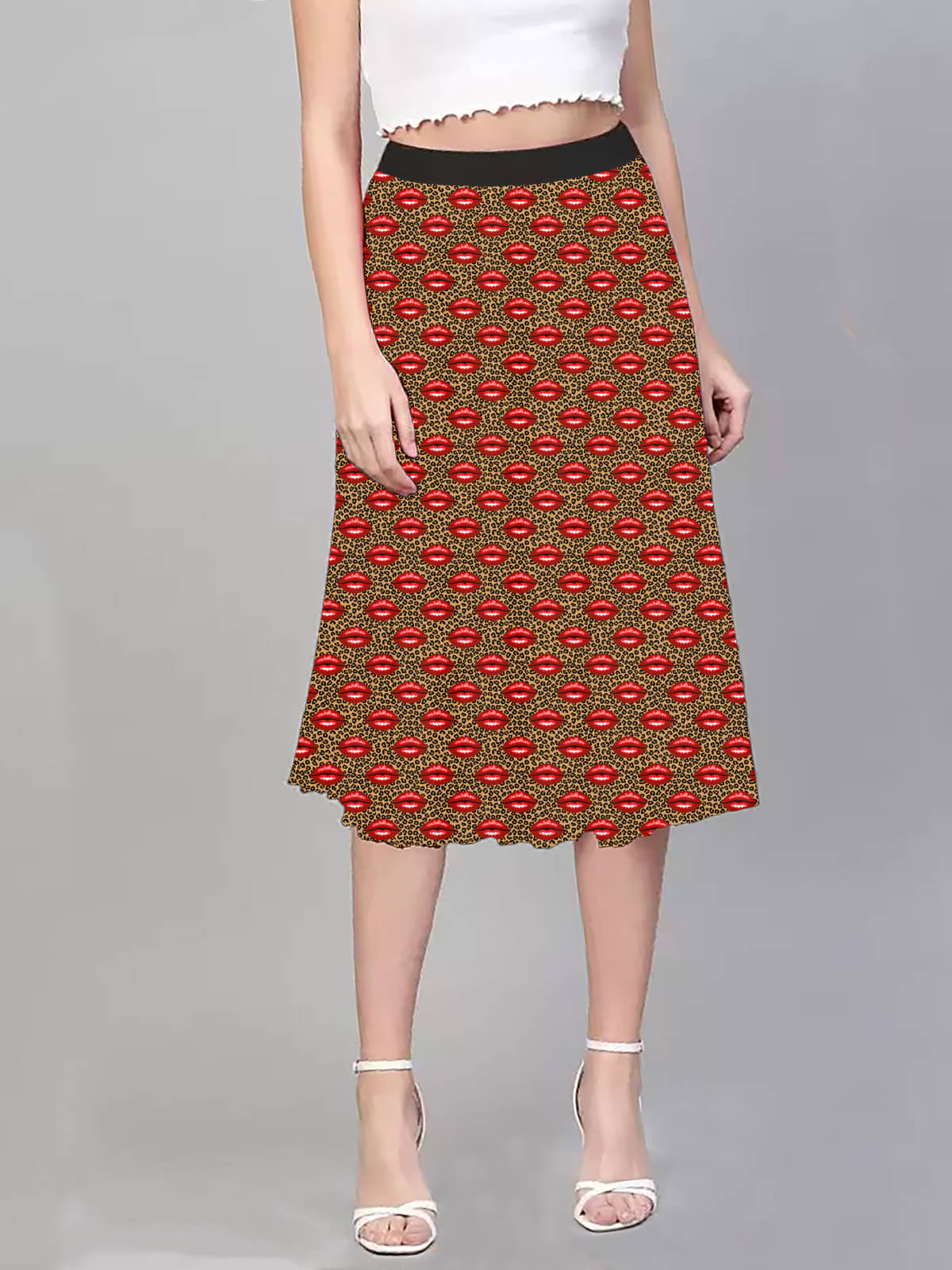 Finian Multi Color Blended Women's Flared Skirt ( Pack of 1 )     			Finian Multi Color Blended Women's Flared Skirt ( Pack of 1 )