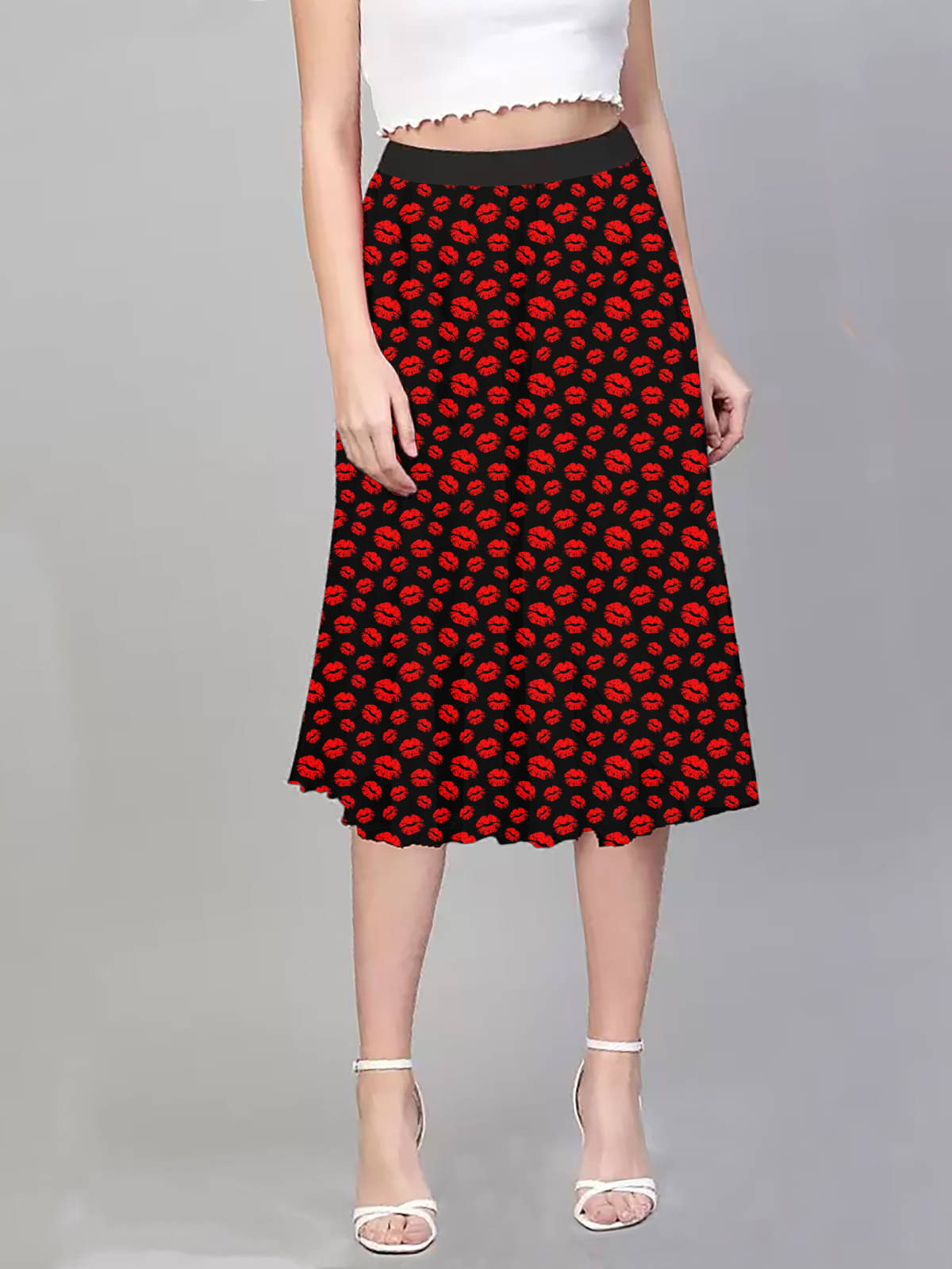 Finian Multi Color Blended Women's Flared Skirt ( Pack of 1 ) Finian Multi Color Blended Women's Flared Skirt ( Pack of 1 )