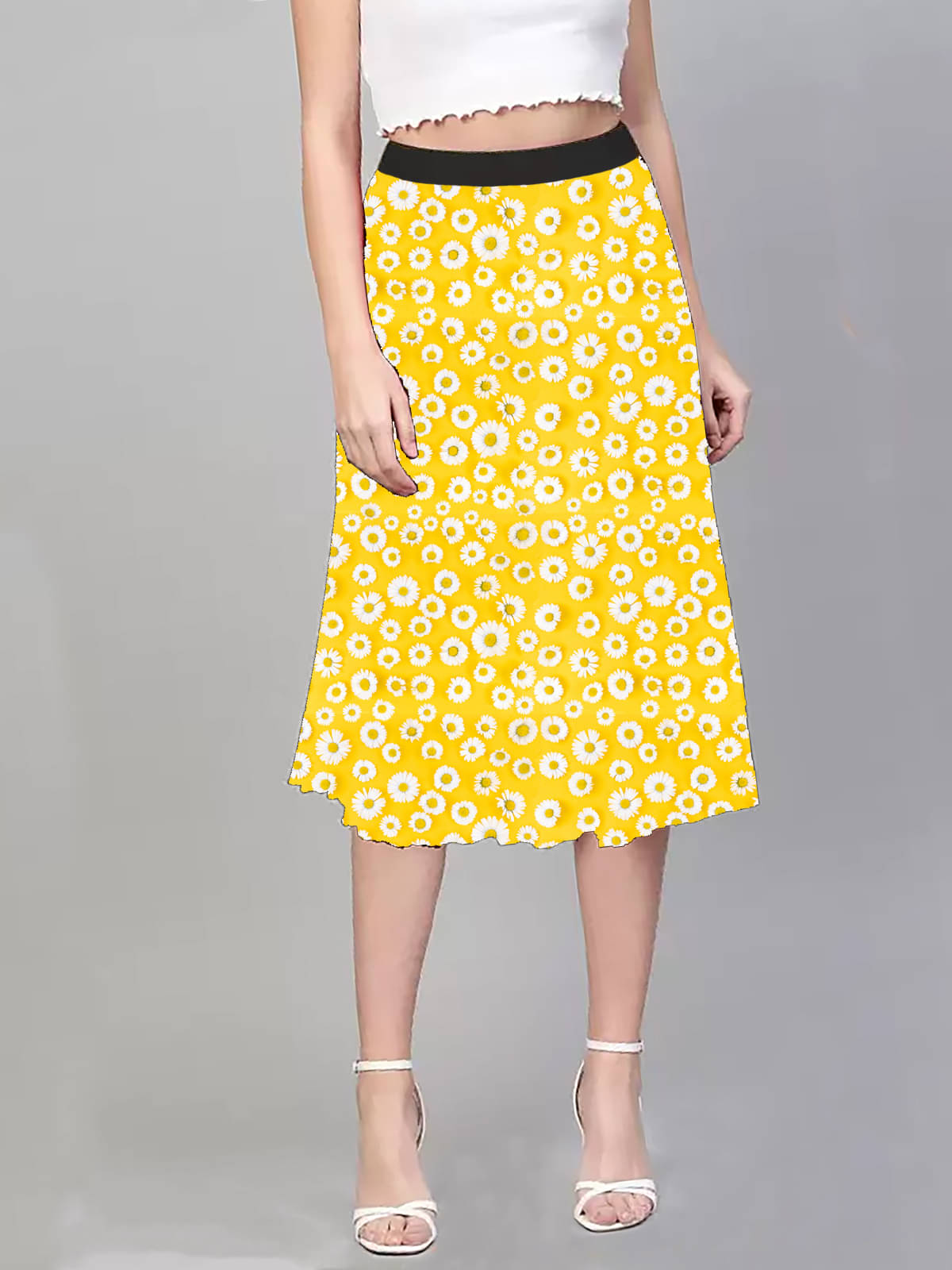     			Finian Multi Color Blended Women's Flared Skirt ( Pack of 1 )