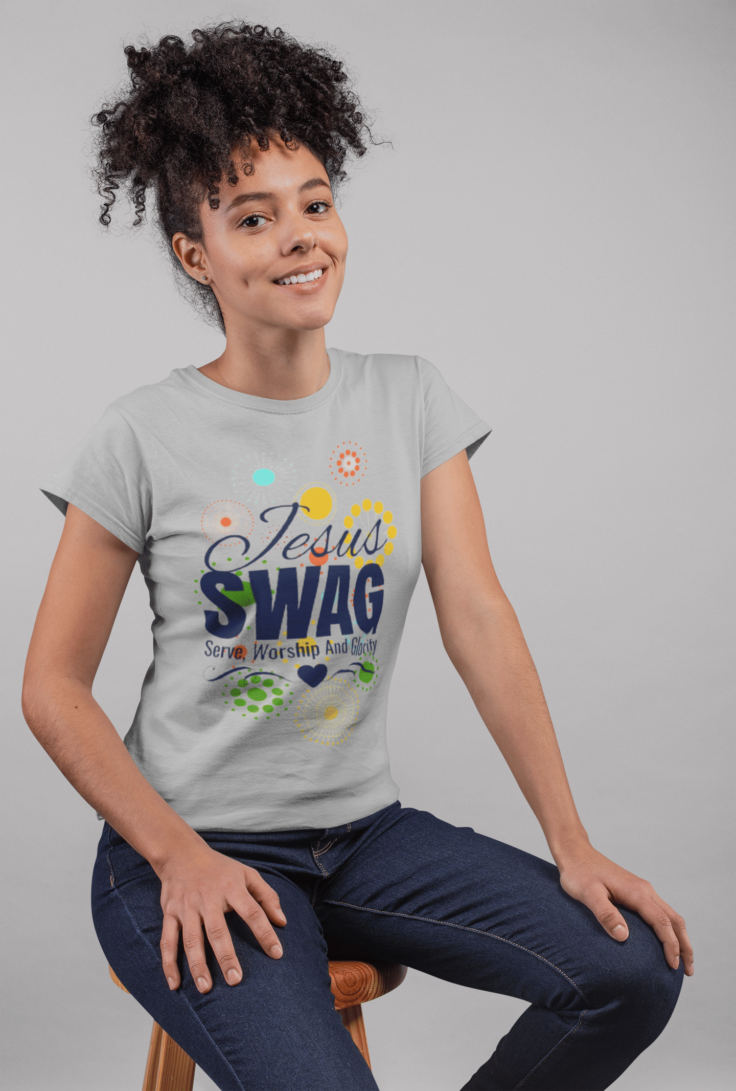 JACEE Women Cotton Printed Regular Fit Round Neck T-Shirt ( Grey ) JACEE Women Cotton Printed Regular Fit Round Neck T-Shirt ( Grey )