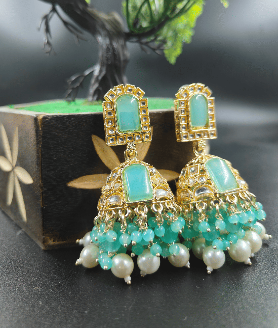     			Jiyanshi fashion Multi Color Jhumki Earrings ( Pack of 1 )