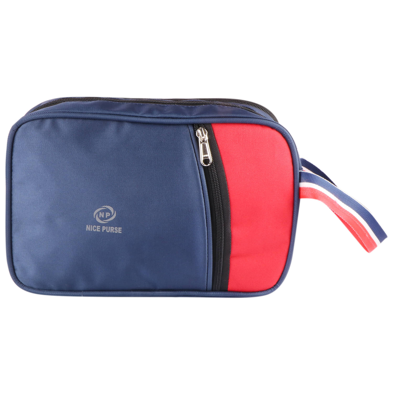     			Nice Purse Blue Shaving Kit Bag