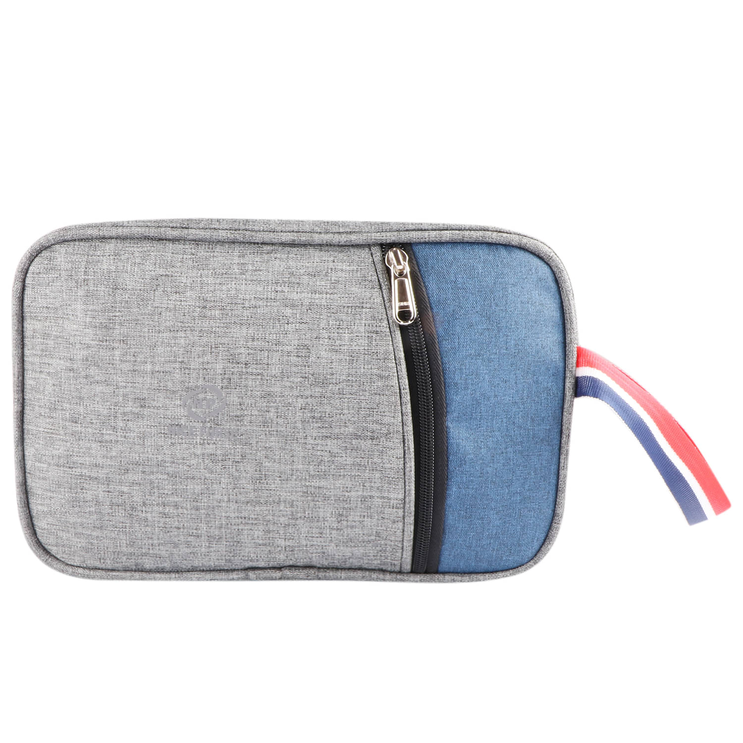     			Nice Purse Light Blue Shaving Kit Bag