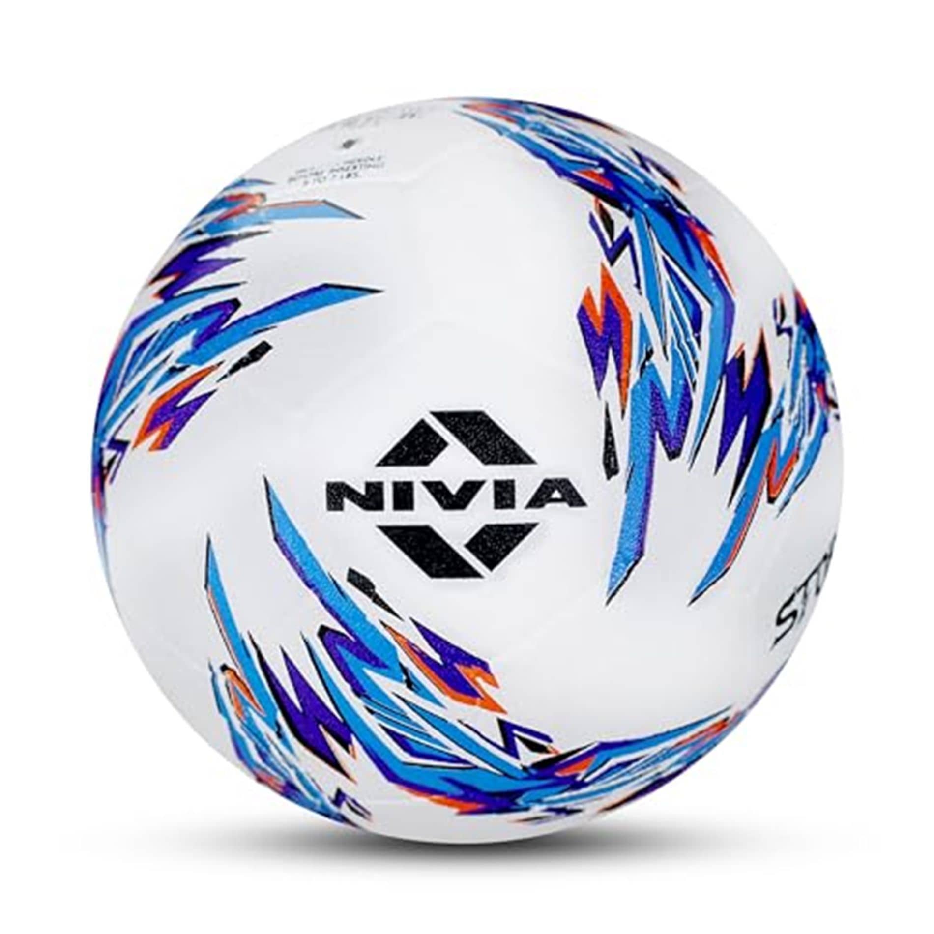 Nivia White Rubber Football ( Pack of 1 )