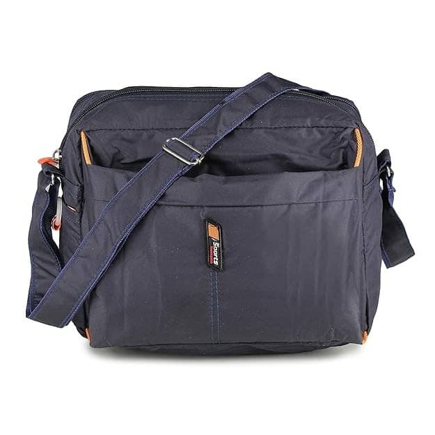 Ozel Bag Navy Blue Solid Messenger Bag - Handbags | Buy online on ZillyBuy
