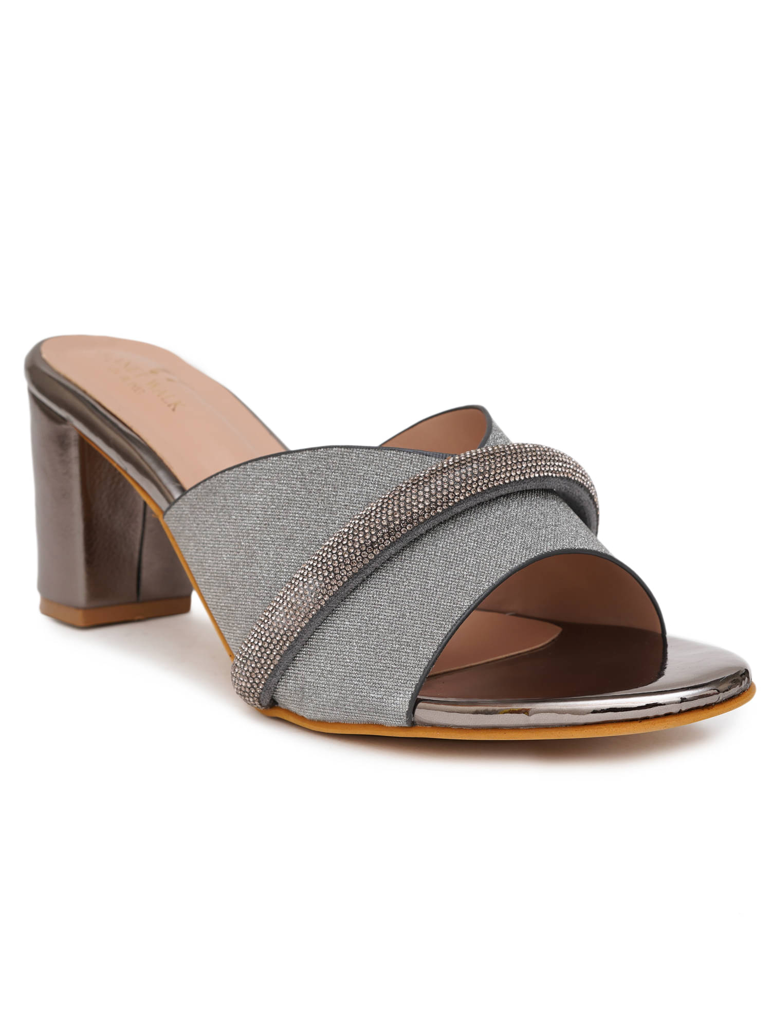     			PLANET WALK Gray Women's Sandal Heels