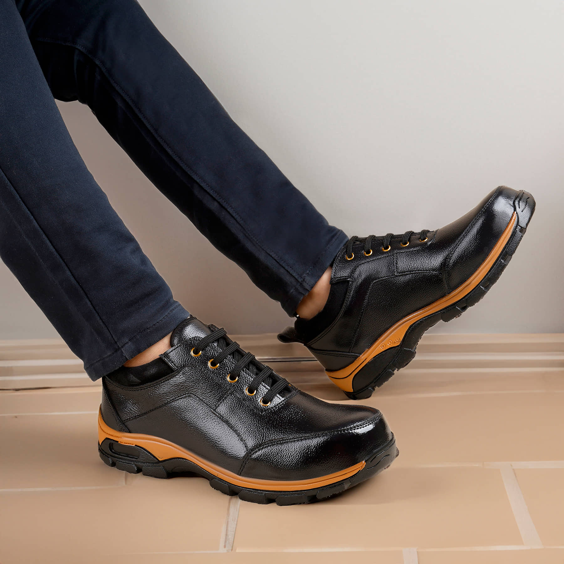 RAYH 4 Black Men's Lifestyle Shoes - Casual Shoes | Buy online on ZillyBuy