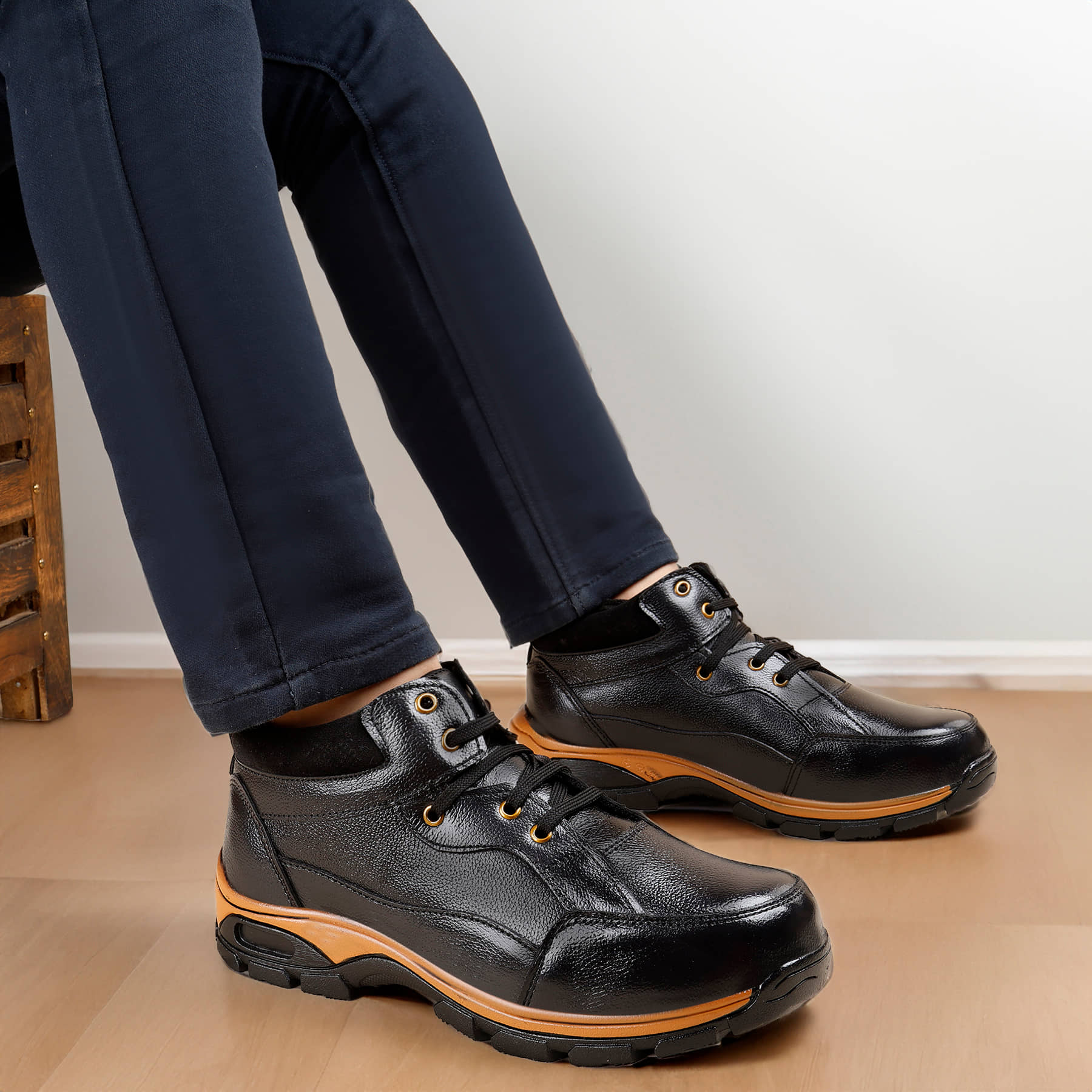 RAYH 5 Black Men's Lifestyle Shoes - Casual Shoes | Buy online on ZillyBuy
