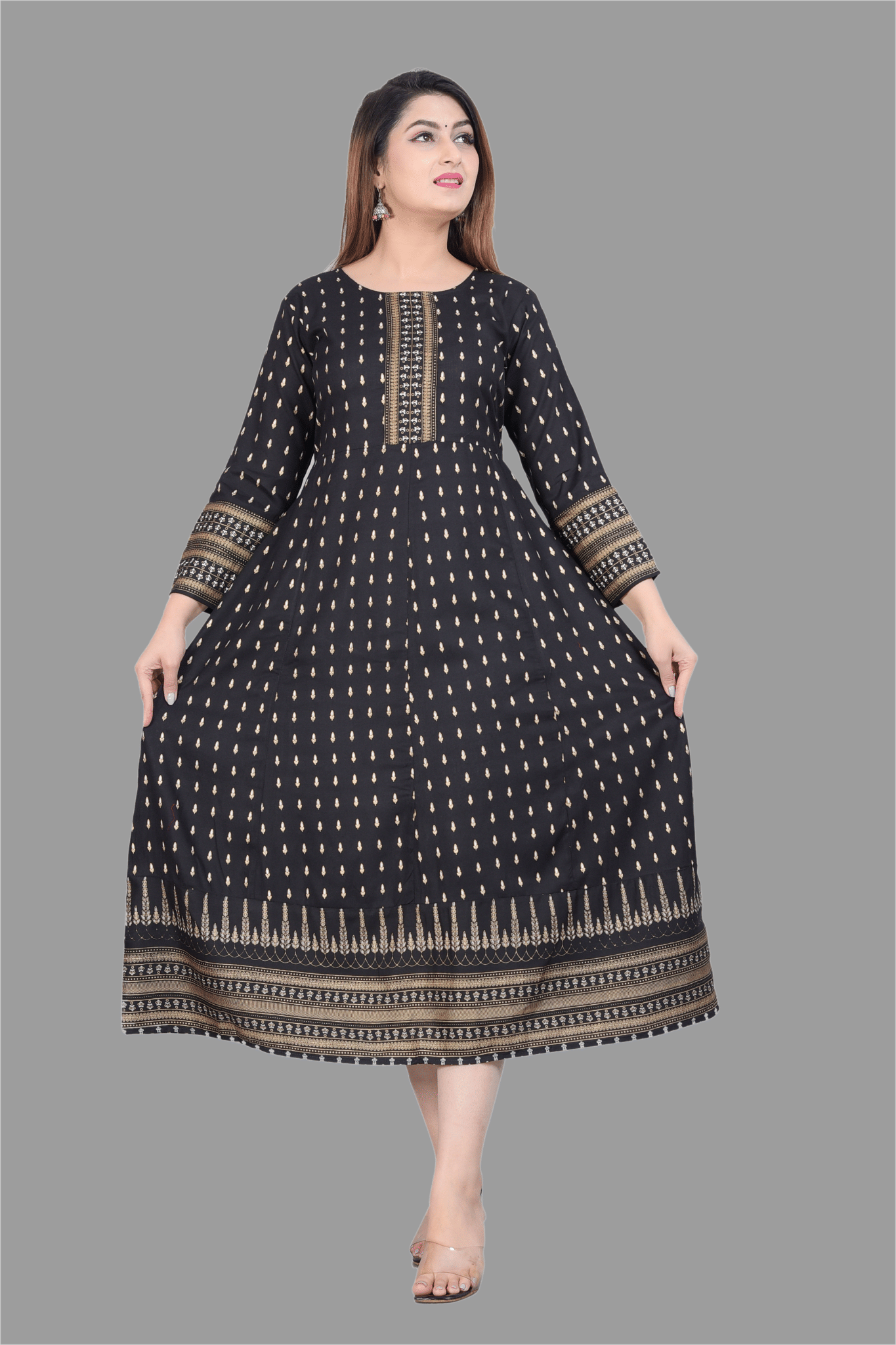     			SIPET Rayon Self Design Anarkali Women's Kurti - Multicolor6 ( Pack of 1 )