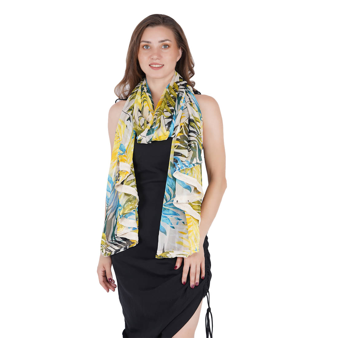     			STYLE SHOES Multicolor Rayon Women's Stole ( Pack of 1 )