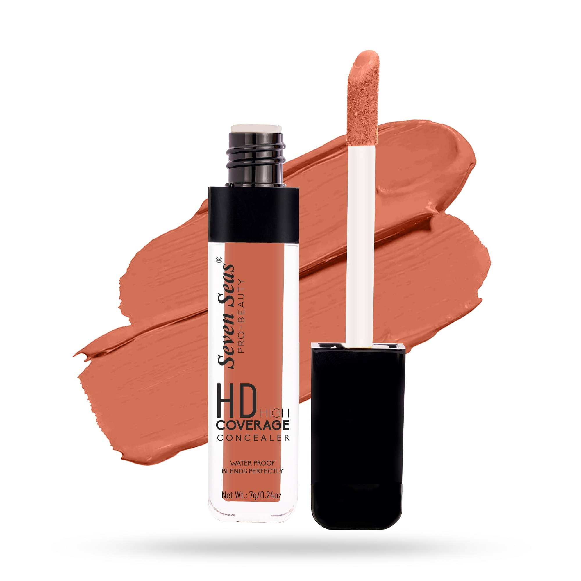 Seven Seas Water Proof|Long Lasting|Cover Spots|Full Coverage HD High Coverage Concealer(Orange,7g)     			Seven Seas Water Proof|Long Lasting|Cover Spots|Full Coverage HD High Coverage Concealer(Orange,7g)
