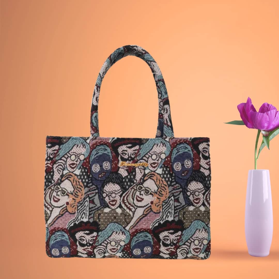 TCRAZY Shoulder Bag Jute Set of 1 ( Multicolor ) - Handbags | Buy online on ZillyBuy