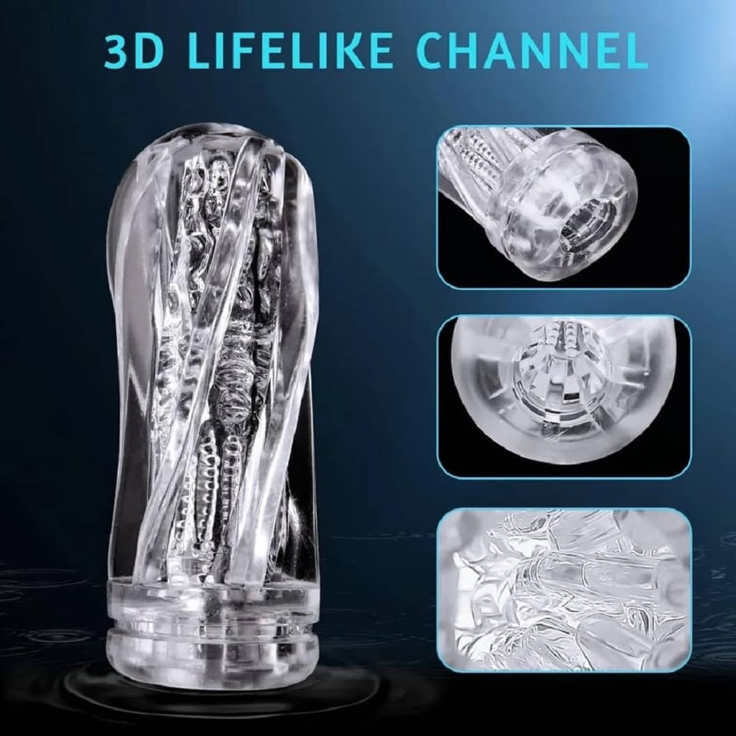 TRAIL MALE MASTURBATOR CUP REALISTIC VAGINA ANAL 3D SEX TOY FOR MEN by KAMAHOUSE