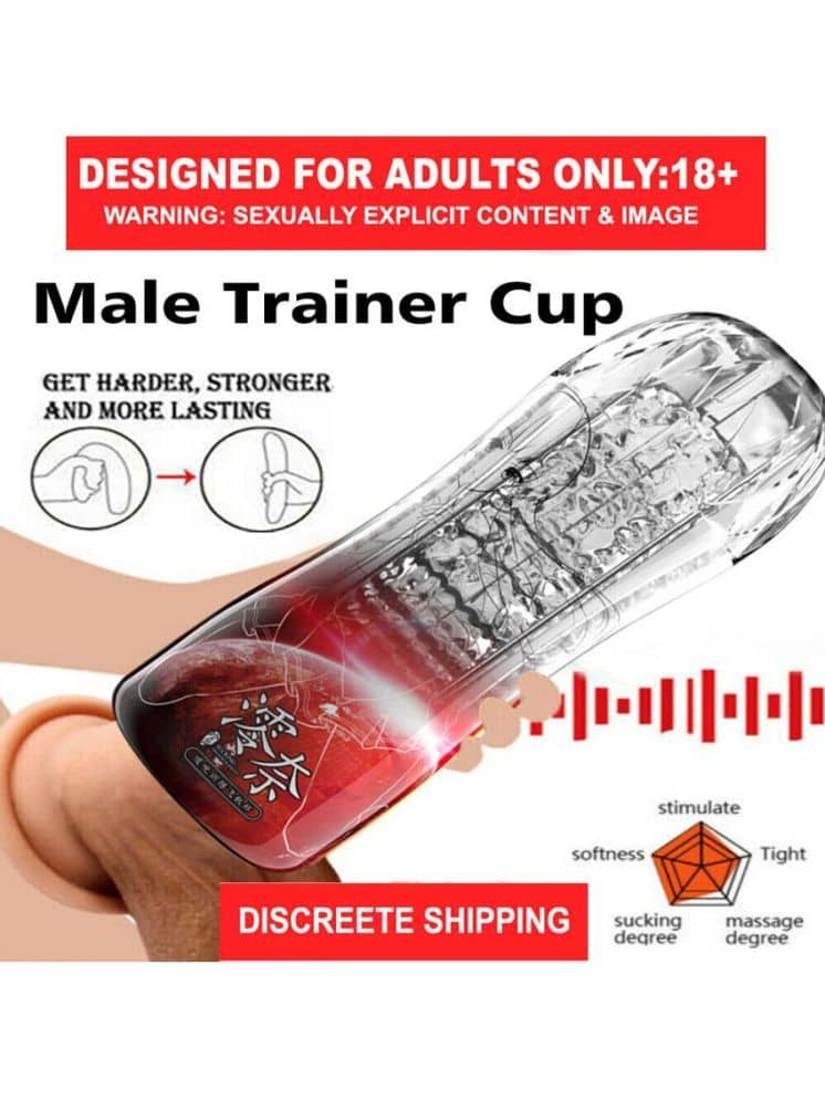 TRAIL MALE MASTURBATOR CUP REALISTIC VAGINA ANAL 3D SEX TOY FOR MEN by KAMAHOUSE