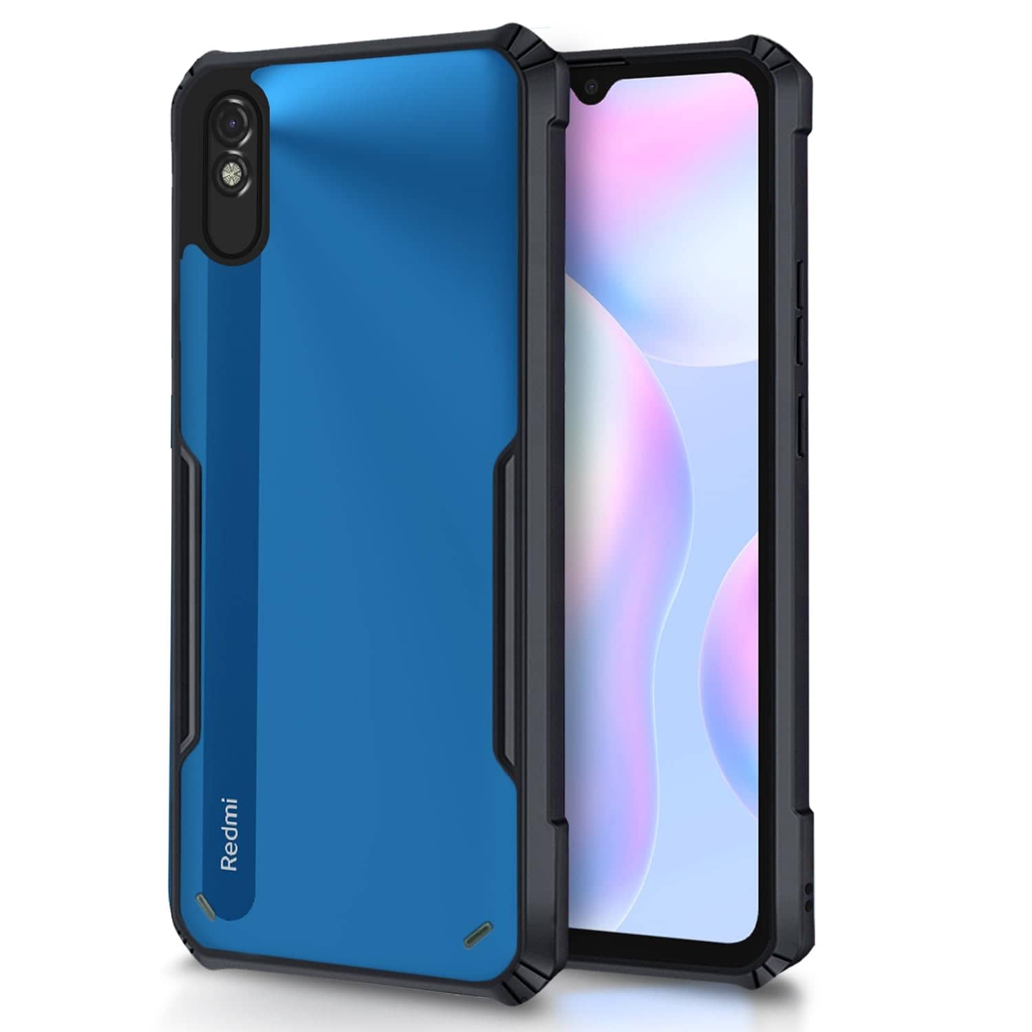 ZAMN Hybrid Covers Compatible For Polycarbonate Xiaomi Redmi 9A ( )