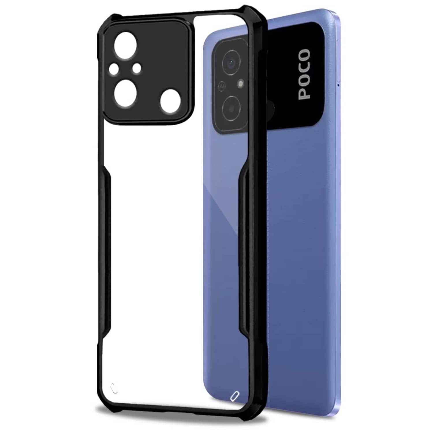 ZAMN Shock Proof Case Compatible For Polycarbonate POCO C55 ( )
