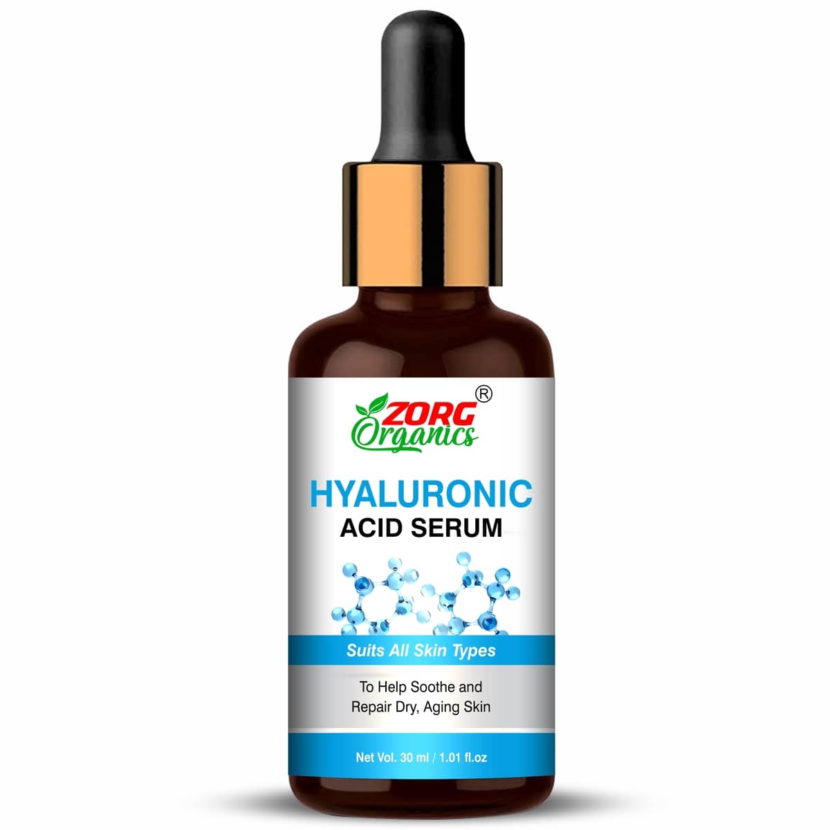Zorg Organics Face Serum Hyaluronic Acid Daily Care For Combination Skin ( Pack of 1 )