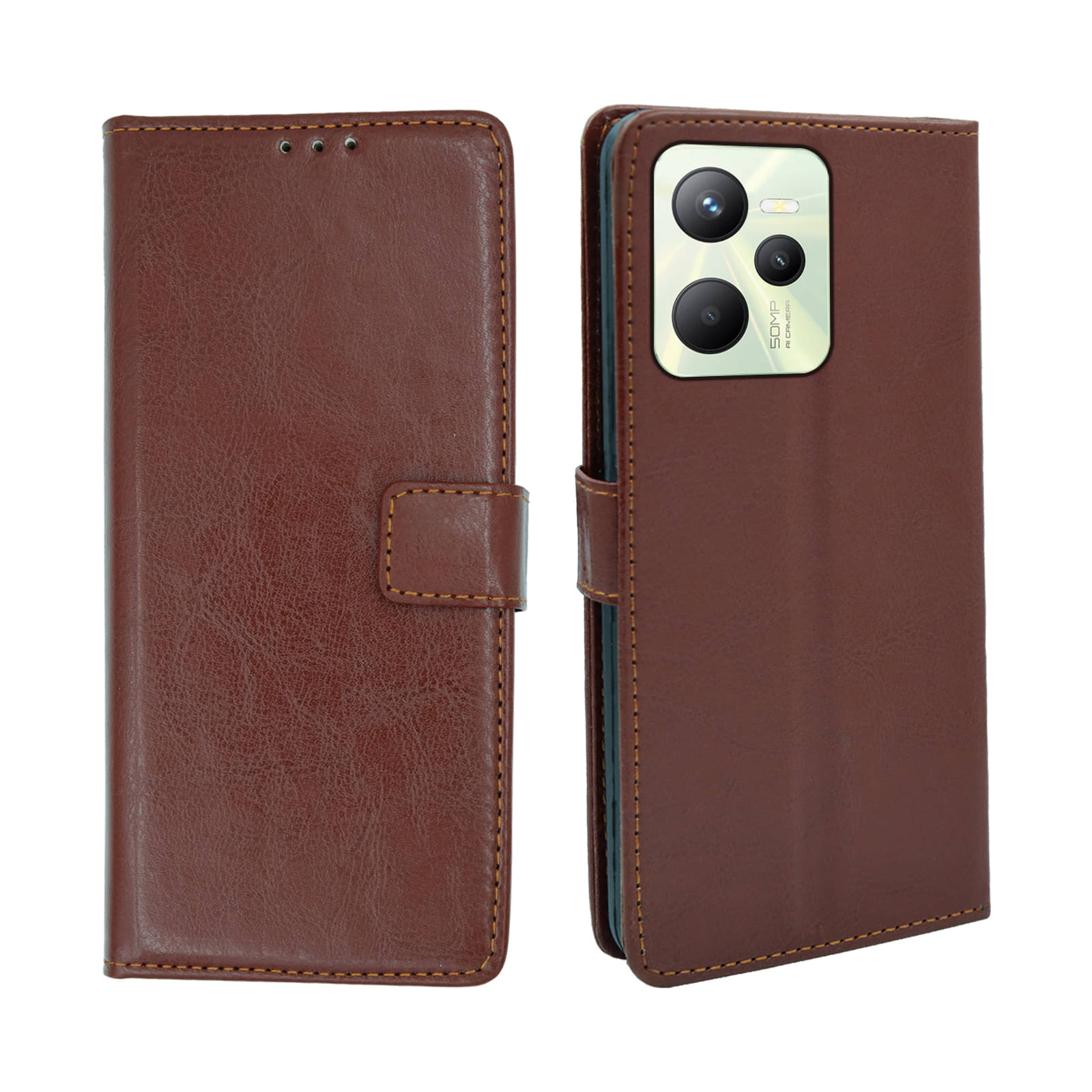 flip flow Brown Flip Cover Artificial Leather Compatible For Realme C35 ( Pack of 1 ) flip flow Brown Flip Cover Artificial Leather Compatible For Realme C35 ( Pack of 1 )