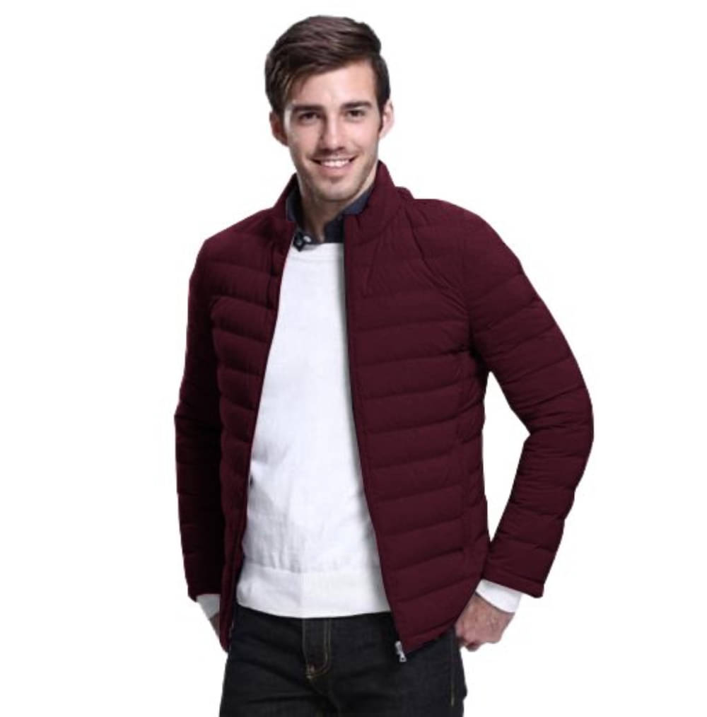 nikline Polyester Men's Puffer Jacket - Maroon ( Pack of 1 )     			nikline Polyester Men's Puffer Jacket - Maroon ( Pack of 1 )