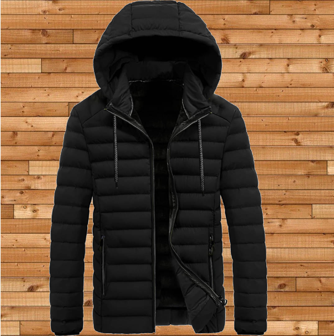 nikline Polyester Men's Puffer Jacket - Black ( Pack of 1 ) nikline Polyester Men's Puffer Jacket - Black ( Pack of 1 )