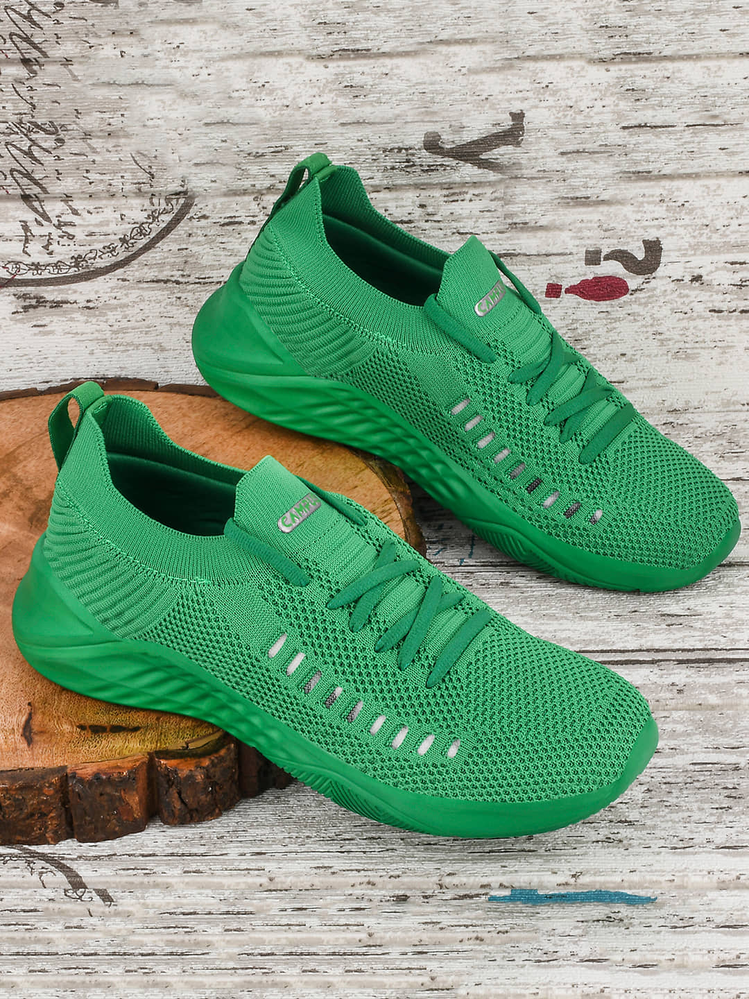 Campus - Fluorescent Green Women's Running Shoes - Sports Shoes | Buy online on ZillyBuy