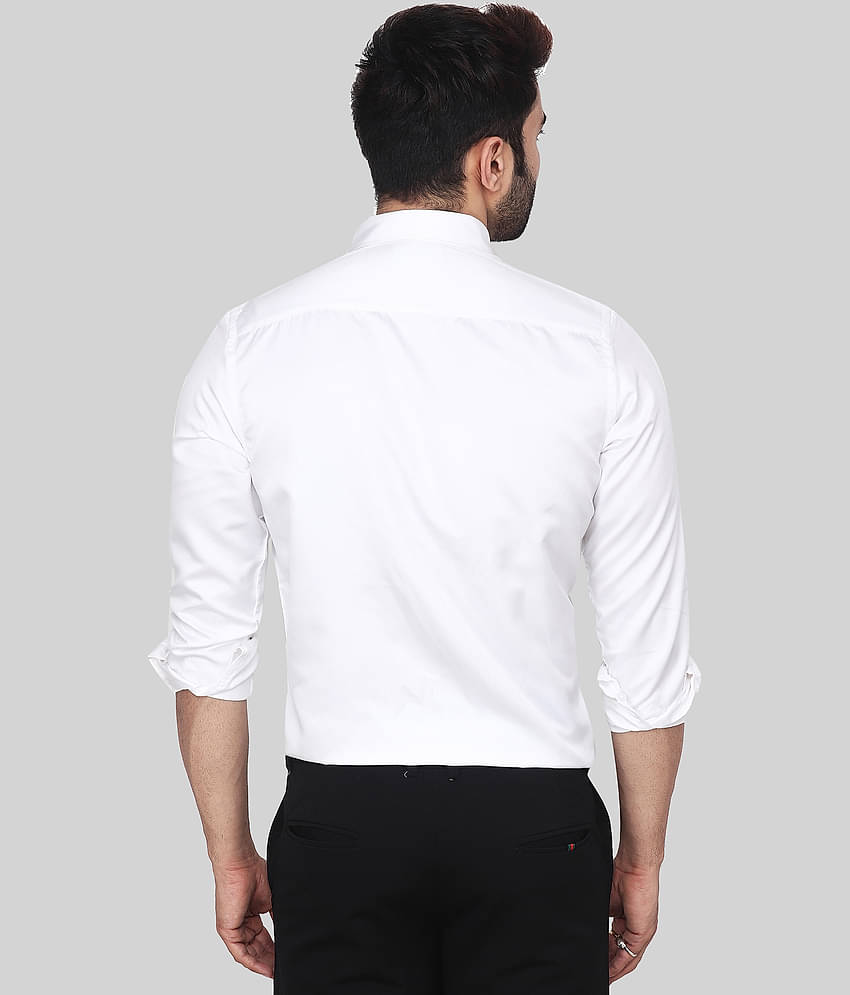 Comey Satin Slim Fit Solids Full Sleeves Men's Casual Shirt - Green ( Pack of 1 )