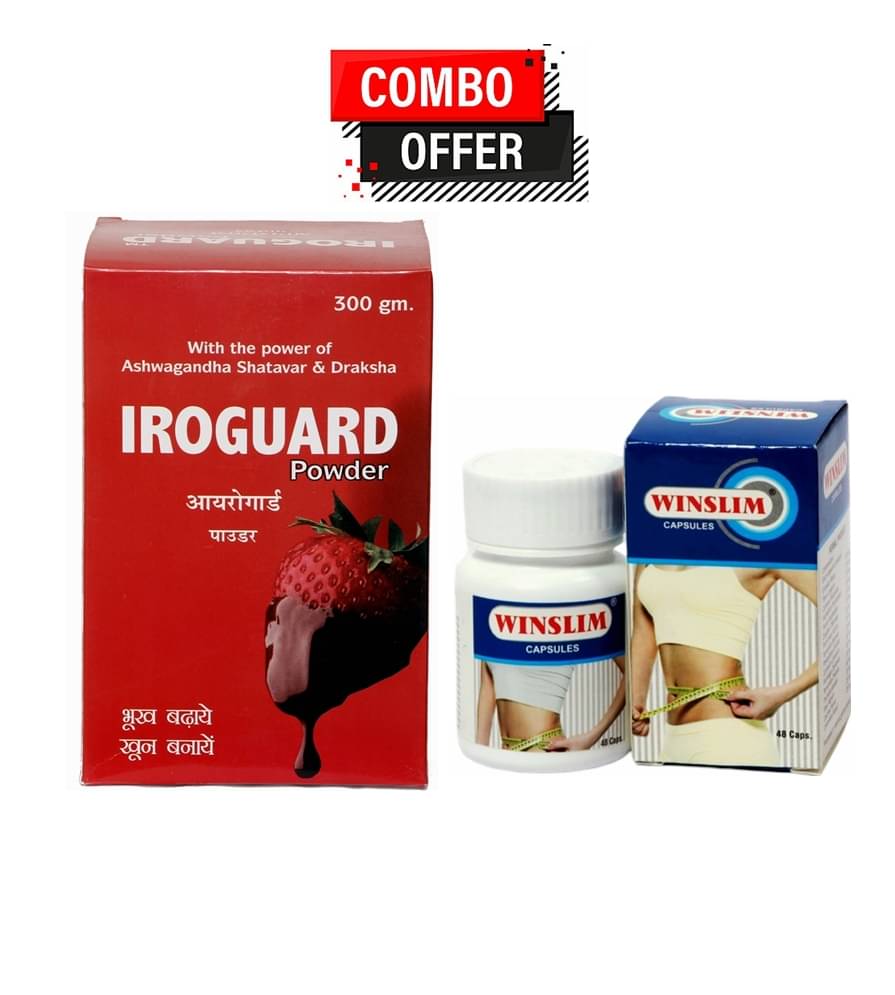     			Dr. Chopra G&G IroGuard Powder 300gm & WinTrust Winslim Capsule 30 no.s Unflavoured