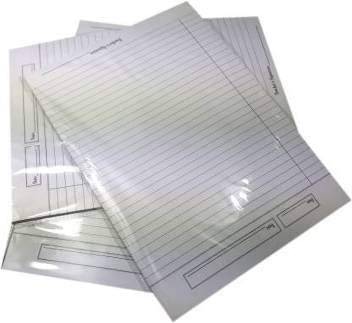 ECLET A4 Size One Side Ruled 100 white Sheet for Project/Assignment/Practical/Homework ECLET A4 Size One Side Ruled 100 white Sheet for Project/Assignment/Practical/Homework