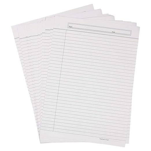 ECLET A4 Size One Side Ruled Sheets for Project/Assignment/Practical/Homework (Pack OF 60 Sheets) ECLET A4 Size One Side Ruled Sheets for Project/Assignment/Practical/Homework (Pack OF 60 Sheets)