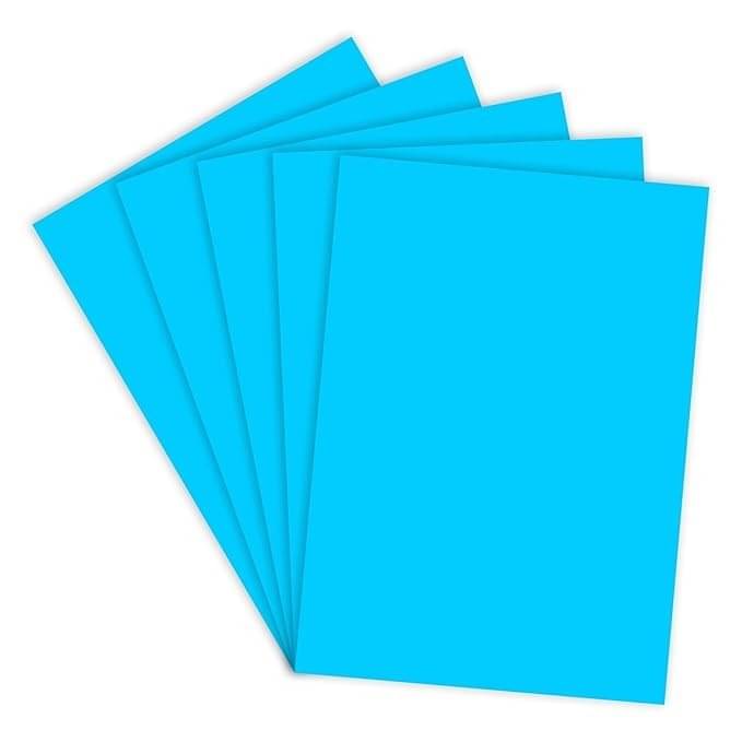     			Freedy A4 Color Paper 20 Sheets (Blue) Premium Colour 180 GSM Pack for Copy Printing, DIY Art & Craft, Projects, Decoration, Other Office Printing.