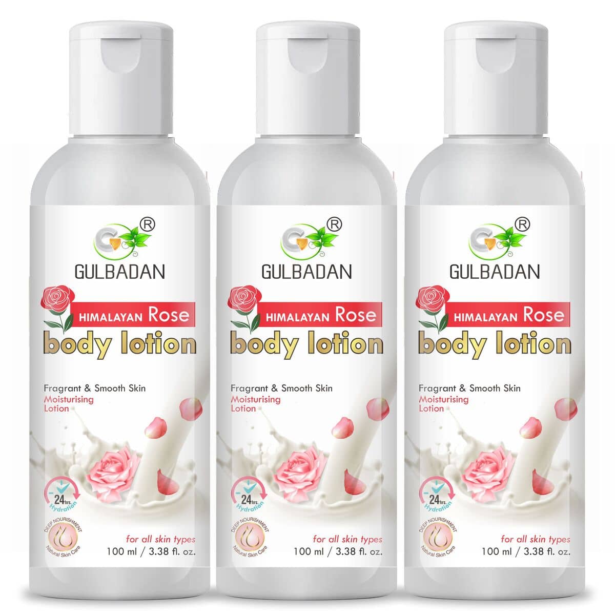 GULBADAN Daily Care Lotion For Combination Skin 300 ml ( Pack of 3 )