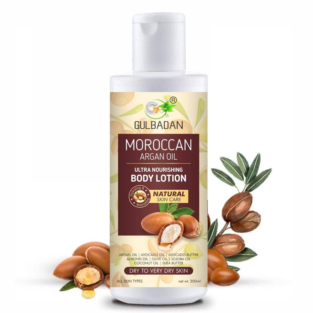 GULBADAN Nourishment Lotion For Combination Skin 200 ml ( Pack of 1 ) GULBADAN Nourishment Lotion For Combination Skin 200 ml ( Pack of 1 )