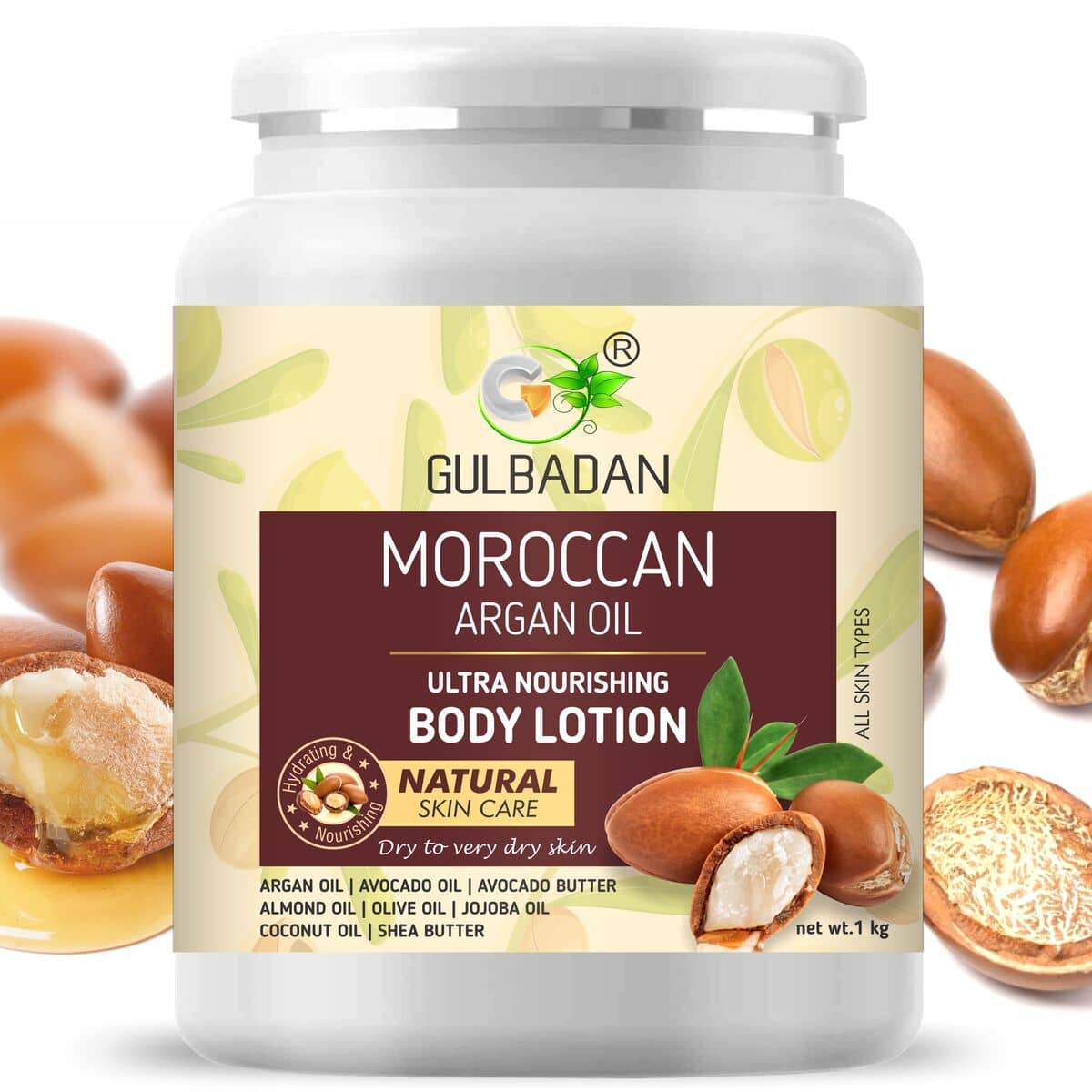 GULBADAN Nourishment Lotion For Combination Skin 1000 ml ( Pack of 1 )
