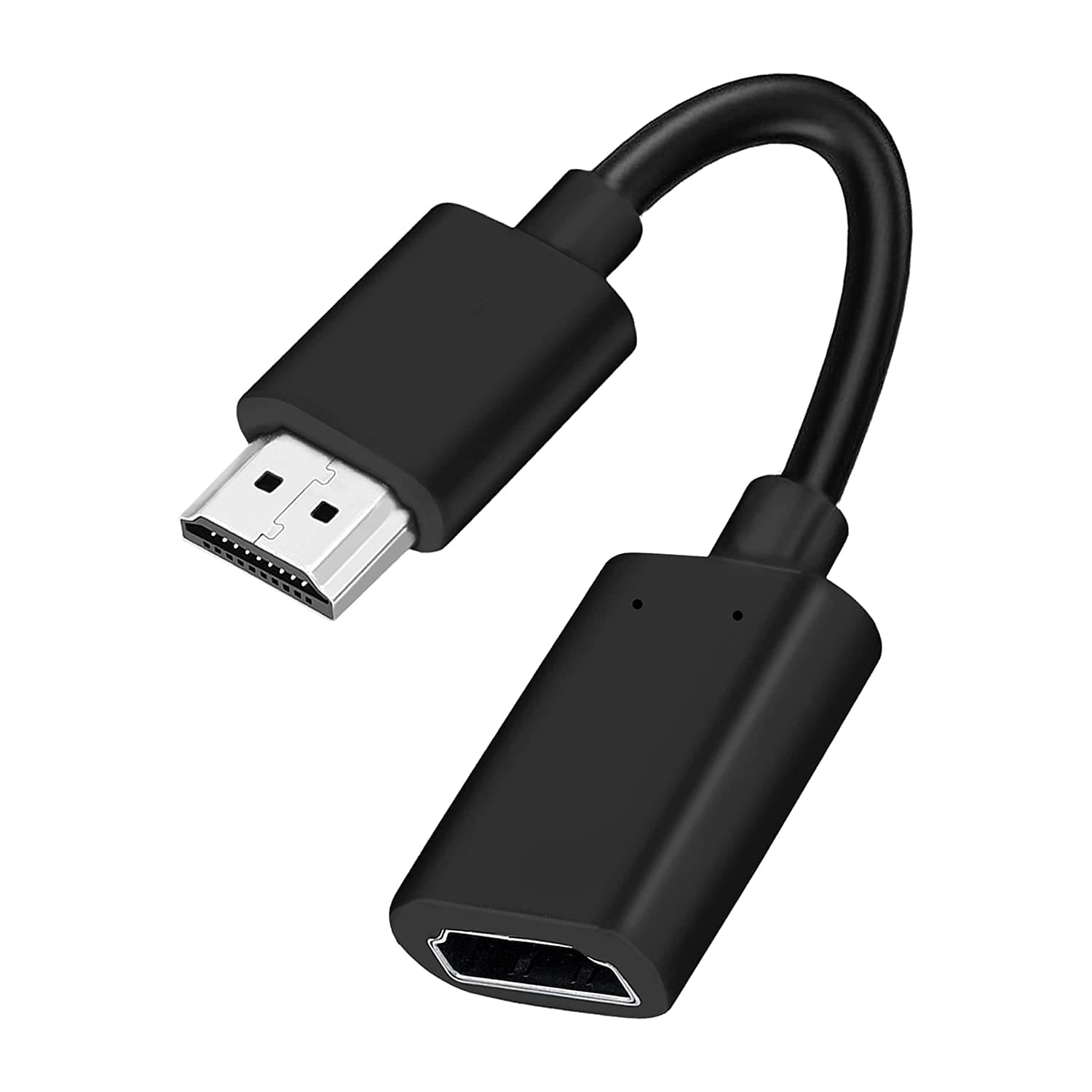     			EKRAJ HDMI Male to Female Swivel Adapter HDMI Extension Cable/Convertor 10 Cm Approx