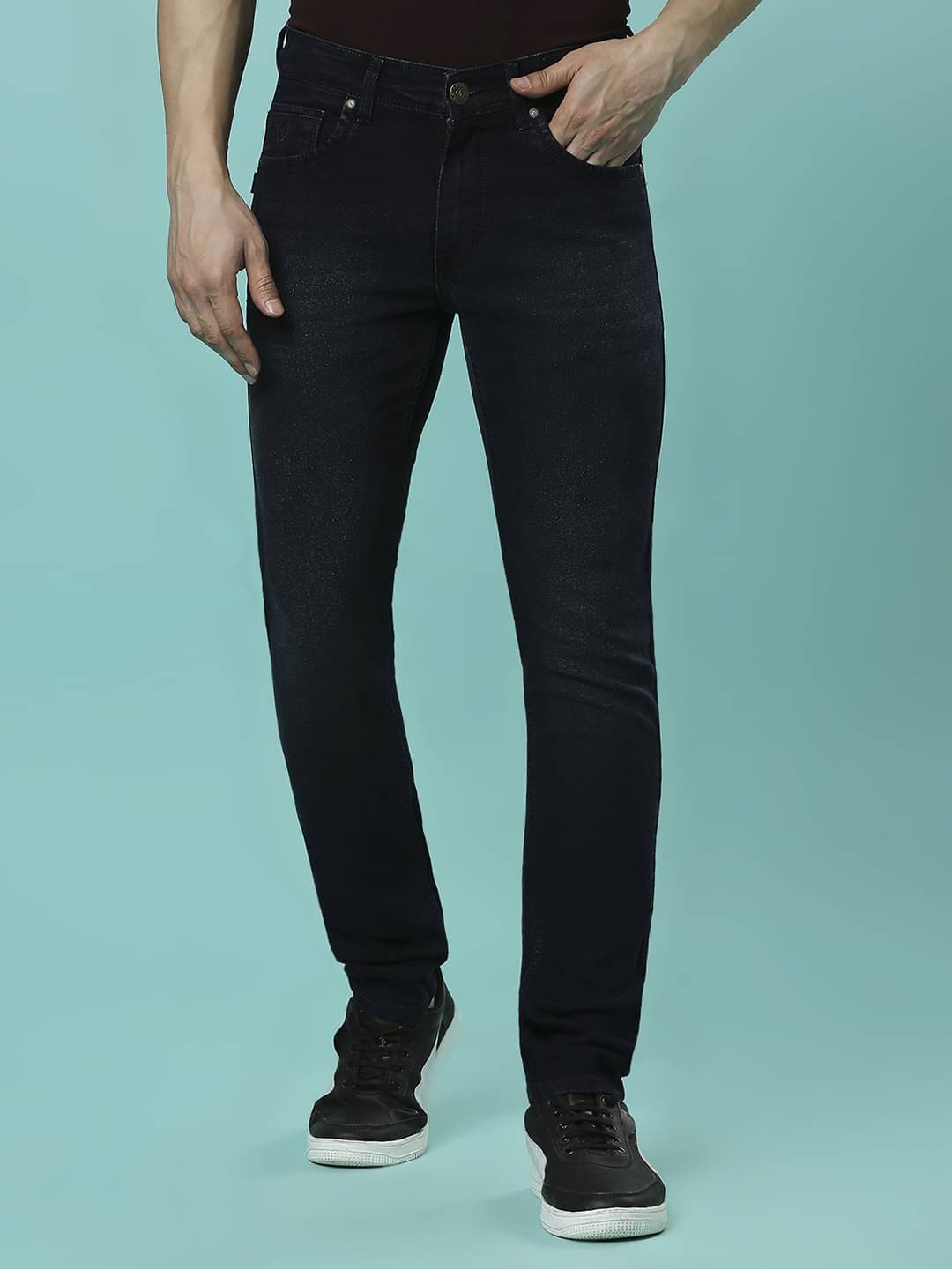 HJ HASASI Regular Fit Basic Men's Jeans - Blue ( Pack of 1 ) HJ HASASI Regular Fit Basic Men's Jeans - Blue ( Pack of 1 )