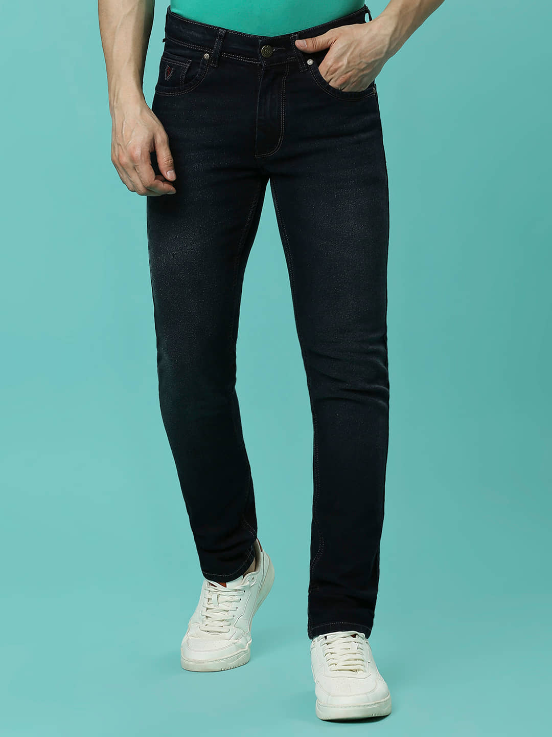 HJ HASASI Regular Fit Basic Men's Jeans - Black ( Pack of 1 ) - Jeans | Buy online on ZillyBuy