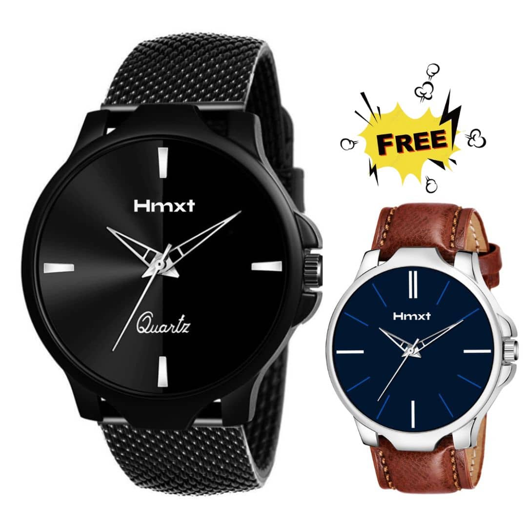 HMXT Analog Watch Watches Combo For Men and Boys ( Pack of 2 )