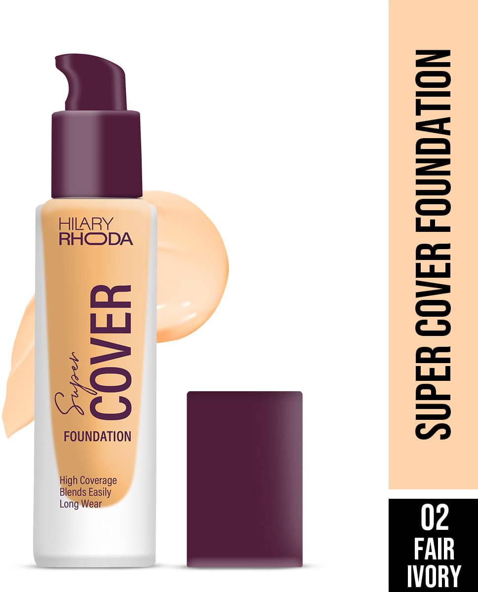     			Hilary Rhoda Matte Liquid For All Skin Types Skin Ivory Foundation Pack of 1