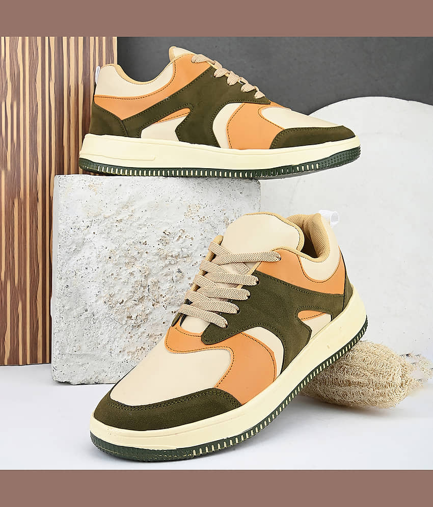 John Karsun D2-2022 Cream Men's Sneakers - Casual Shoes | Buy online on ZillyBuy